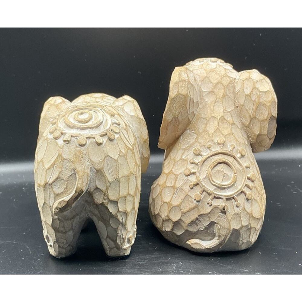 Pair Of Cute Decorative Elephants - Picture 4 of 7